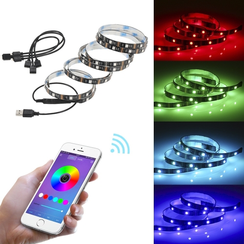 YWXLight 1 to 4 TV Background Bluetooth APP Mobile Phone Controller USB LED Light Strip
YWXLight 1 to 4 TV Background Bluetooth APP Mobile Phone Controller USB LED Light Strip