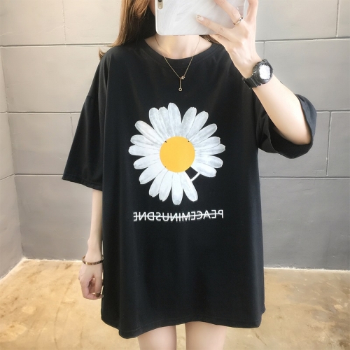Little Daisy Korean Style Cotton Loose Short Sleeve Casual T Shirt Women (Color:Black Size:M)
Little Daisy Korean Style Cotton Loose Short Sleeve Casual T Shirt Women (Color:Black Size:M)