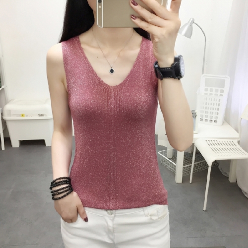 Ice Silk Knit Vest Loose Light Silk T-shirt Bottoming Shirt (Color:Red Size:Free Size)
Ice Silk Knit Vest Loose Light Silk T-shirt Bottoming Shirt (Color:Red Size:Free Size)