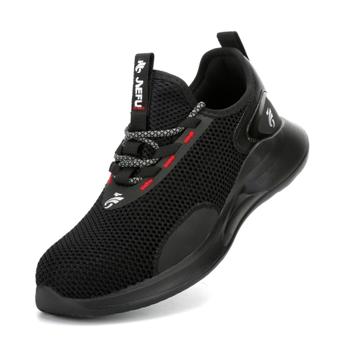 Jiefu Flying Fabric Light And Breathable Steel Head Anti Smashing And Anti Piercing Insulating Safety Shoes (Color:Black Size:39)
Jiefu Flying Fabric Light And Breathable Steel Head Anti Smashing And Anti Piercing Insulating Safety Shoes (Color:Black Size:39)