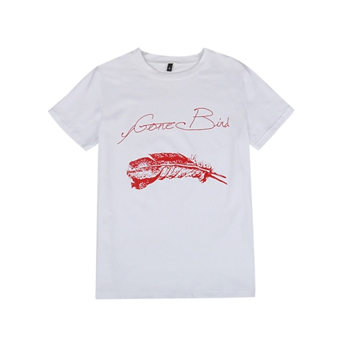 Loose, Slim And Versatile Short Sleeve Cotton Printed Letter T-shirt (Color:White Size:L)
Loose, Slim And Versatile Short Sleeve Cotton Printed Letter T-shirt (Color:White Size:L)