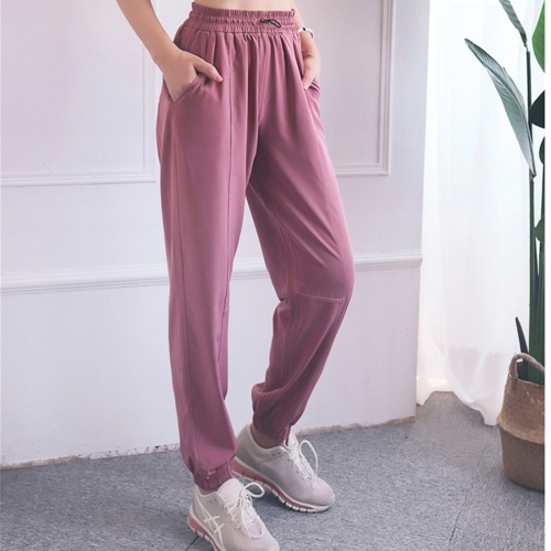 High Waist Drawstring Fitness Pants Loose Casual Sports Yoga Clothes (Color:Quicksand Powder Size:M)
High Waist Drawstring Fitness Pants Loose Casual Sports Yoga Clothes (Color:Quicksand Powder Size:M)