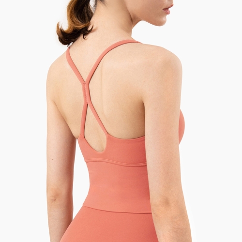 Sexy Small Sling Nude Drop Beauty Back Fitness Yoga Vest (Color:Rustic Coral Size:S)
Sexy Small Sling Nude Drop Beauty Back Fitness Yoga Vest (Color:Rustic Coral Size:S)