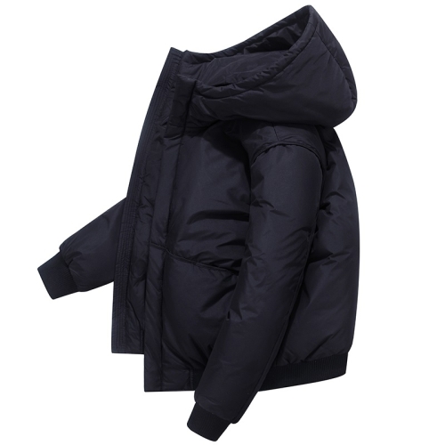 Men Short Padded Jacket White Duck Down Down Jacket (Color:Black Size:M)
Men Short Padded Jacket White Duck Down Down Jacket (Color:Black Size:M)