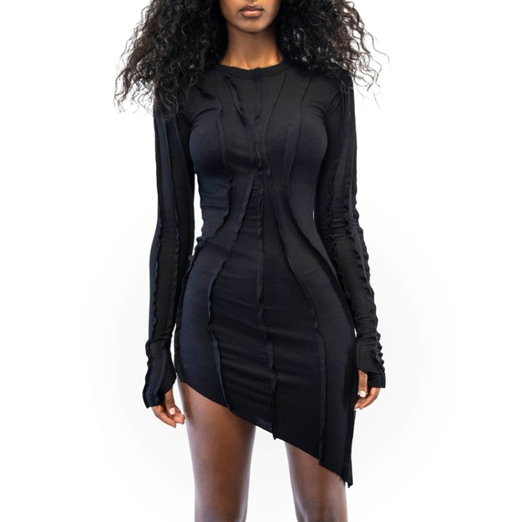 Round Neck Long-sleeved Sexy Slim Fit Hip-fit Fashion Dress (Color:Black Size:M)
Round Neck Long-sleeved Sexy Slim Fit Hip-fit Fashion Dress (Color:Black Size:M)