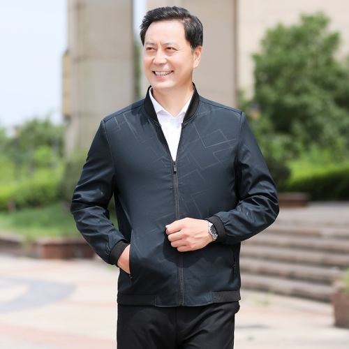 Middle-aged Men Casual Lapel Jacket Wind Loose Coat (Color:Dark Green Size:XXXL)
Middle-aged Men Casual Lapel Jacket Wind Loose Coat (Color:Dark Green Size:XXXL)