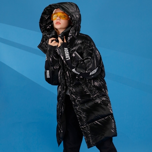Winter Ladies Mid-length Down Jacket Loose Casual Cold-proof Warm White Duck Down Coat with Removable Cap (Color:Black Size:M)
Winter Ladies Mid-length Down Jacket Loose Casual Cold-proof Warm White Duck Down Coat with Removable Cap (Color:Black Size:M)
