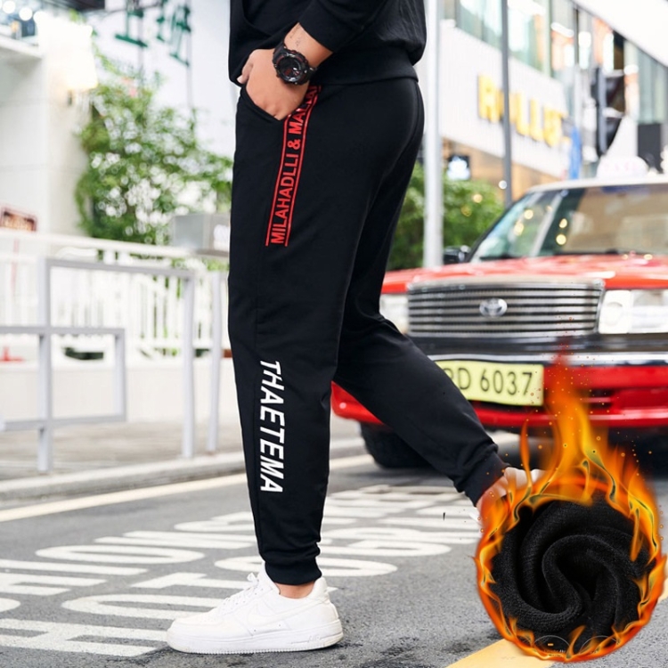 Autumn And Winter Mens Sports Pants Plus Velvet Thick Straight Loose Trousers Plus Fat Plus Size Casual Pants (Color:Black Size:XL)
Autumn And Winter Mens Sports Pants Plus Velvet Thick Straight Loose Trousers Plus Fat Plus Size Casual Pants (Color:Black Size:XL)