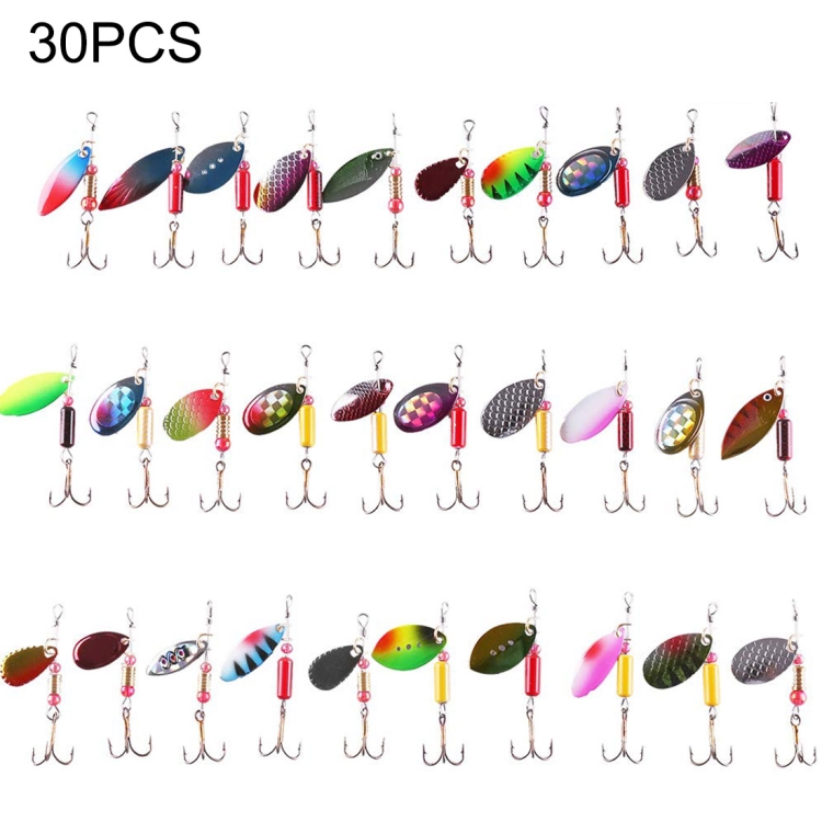HENGJIA SPB30 30 PCS Sequin Set Metal Sequins False Bait Fresh Sea Bass Fishing Bait, Length: 2.5 to 4cm, Bagged
HENGJIA SPB30 30 PCS Sequin Set Metal Sequins False Bait Fresh Sea Bass Fishing Bait, Length: 2.5 to 4cm, Bagged