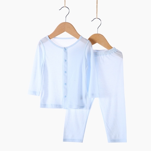 Children Home Seamless Bamboo Fiber Underwear Set (Color:Light Blue Size:73)
Children Home Seamless Bamboo Fiber Underwear Set (Color:Light Blue Size:73)