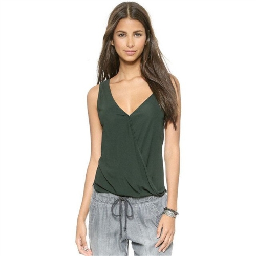 V-neck Cross-shaped Single Strap Off-shoulder Sexy Tank Top (Color:Green Size:L)
V-neck Cross-shaped Single Strap Off-shoulder Sexy Tank Top (Color:Green Size:L)