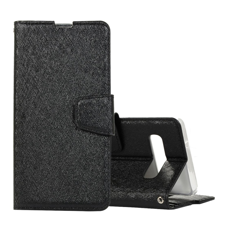 Silk Texture Horizontal Flip Leather Case for Galaxy S10, with Holder & Card slots & Wallet & Photo Frame (Black)
Silk Texture Horizontal Flip Leather Case for Galaxy S10, with Holder & Card slots & Wallet & Photo Frame (Black)