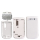 Full housing cover for BlackBerry 9800, White (With Logo)