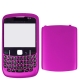 4 in 1 (Mirror + Keyboard + Frame + Battery Cover) for BlackBerry 8520, with Logo (Red plum)