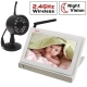 7.0 inch Night Vision Baby Monitor Wireless DVR Camera with Motion Detection Function, Max Support 4 Cameras, Maximum Wireless Transmission Distance: 200m