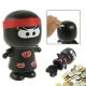 Cute Cartoon Ninja Coin Bank (Black)