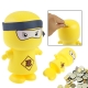 Cute Cartoon Ninja Coin Bank (Yellow)
