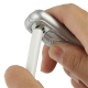 Green Electronic cigarette lighter with inspection money of lights (Silver)