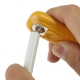 Green Electronic cigarette lighter with inspection money of lights (Yellow)