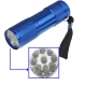 9 LED Mini Portable Flashlight (Baby Blue)
