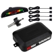 Car Parking Reversing Buzzer & LED Sensors 4 safe sensor (Black Reversing radar probe)