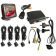 Fixed Wire 3.5 inch TFT Monitor Display Car Reverse Parking Sensor Video Display Car Parking Sensor (Black Reversing radar probe)