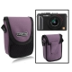 Universal Mini Digital Camera Bag, Size: 10 x 8 x 3.5cm (Purple)
