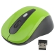 2.4GHz Wireless Optical Mouse with USB Receiver, Plug and Play, Working Distance up to 10 Meters (Light Green)