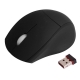 2.4GHz Wireless Mini Optical Mouse with USB Mini Receiver, Plug and Play, Working Distance up to 10 Meters (Black)