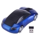 2.4GHz Wireless Car Style Optical Mouse with USB Mini Receiver, Plug and Play, Working Distance up to 10 Meters (Blue)
