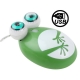 Frog Style 800DPI 3D Cartoon USB Optical Mouse (Green)