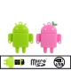 Android Robot Mini Micro SD Card Reader (2 pcs in one packaging, the price is for 2 pcs)