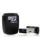 Mini Micro SD Card Reader (Black)