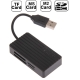 Hi-Speed Card Reader/Writer, Support Card: SD/MMC，MS，TF，M2