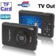 DC-T98 , 5.0 Mega Pixels 4X Zoom Anti Shake Digital Camera with 2.7 inch TFT LCD Screen , Support TF Card, TV out format: NTSC/PAL , Max pixels: 14.1 Mega pixels (Interpolation) , Black