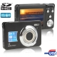 DC-K10, 5.0 Mega Pixels 3X Zoom Anti Shake Digital Camera with 2.7 inch TFT LCD Screen , Support SD Card, Max pixels: 15 Mega pixels (Interpolation) , Black