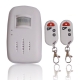 US Plug Wireless Digital Intelligent induction burglar Alarm with 2 Remote Control