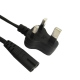 2 Prong Style UK Plug Power Cable for DreamBox DM 800C / 800S / 500C / 500S, Cable Length: 1.5m