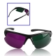 Re-useable Sport Style Plastic Frame Resin Lens Anaglyph Magenta & Green 3D Glasses