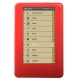 7 inch E-BOOK Reader with 800 x 600 Resolution, MP3/FM Function, Support TF Card and up to 8GB, Built-in 4G Memory(CPU:RK2738), Red