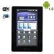 7.0 inch Touch Screen Android 1.6 Version OS E-BOOK Reader with Leather Case, 800 x 480 Resolution, Support WIFI and SD Card up to 8GB, Built-in 2G Memory, Support 90 Degree Menu Rotate (CPU: RK2808)