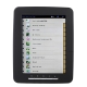 E806 Black, 8.0 inch Touch Screen E-BOOK Reader with Leather Case, 800 x 600 Resolution, MP3 / TTS Function, Support Mini HDMI Output, Support TF Card up to 8GB, Built-in 4G Memory(CPU: CC1800)