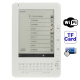 E681 White, 6.0 inch E-ink Touch Screen E-BOOK Reader with WIFI, 800 x 600 Resolution, MP3 Function, Support TF Card up to 8GB, Built-in 2G Memory (CPU: Samsung 2416, 400MHz)