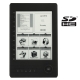 6.0 inch E-ink Screen E-BOOK Reader with Leather Case, 800 x 600 Resolution, MP3 Function, Support SD Card up to 8GB, CPU: Samsung S3C2440 ARM9, 400MHz