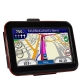 GSM+GPRS+GPS, 5.0 inch Touch screen GPS navigator with multimedia features and phone function, Quad band, Network: GSM850/ 900 / 1800/ 1900MHZ, free 4GB SD Card and Map