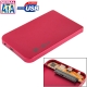 2.5 inch HDD SATA External Case, Size: 12.2x7.4x1.3CM (Red)
