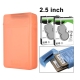 2.5 inch HDD Store Tank, Support 2x 2.5 inches IDE/SATA HDD (Orange)