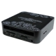 Multi-Function HDD/DVD Computer Companion, Built-in Laptop Multi-voltage Power Adapter, Supports up to 64 Memory Cards