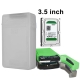 3.5 inch Hard Disk Drive Store Tank (Grey)