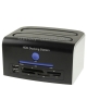 All in 1 HDD Docking (2.5 / 3.5 IDE + SATA / ESATA Hard Disk Docking + USB2.0 / 3.0A HUB + CF / SD / XD / MS / TF Card Read)